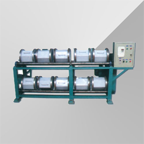 水平多筒回轉(zhuǎn)滾筒式研磨機